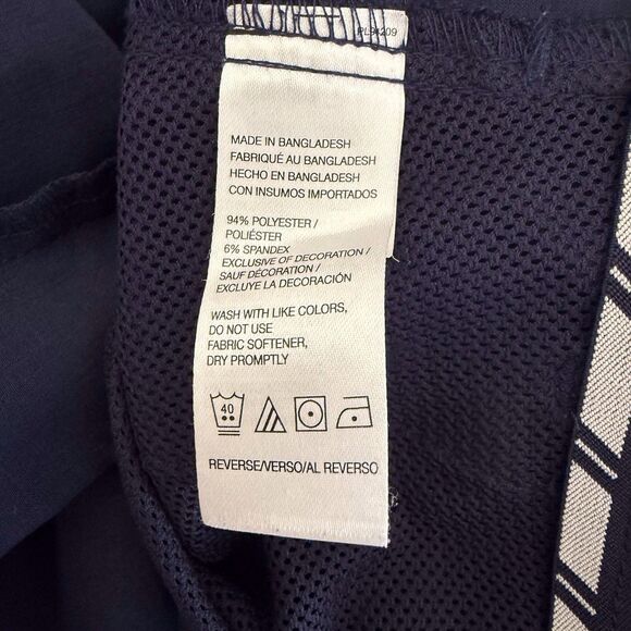 IZOD Golf Shorts Mens Solid Flat Front Navy Size 40 Performance Stretch Flex - Picture 6 of 12